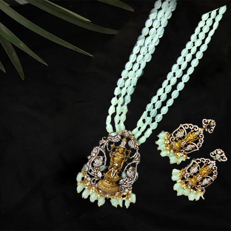 Victorian Pendant Beads Maalai Set D6023489D